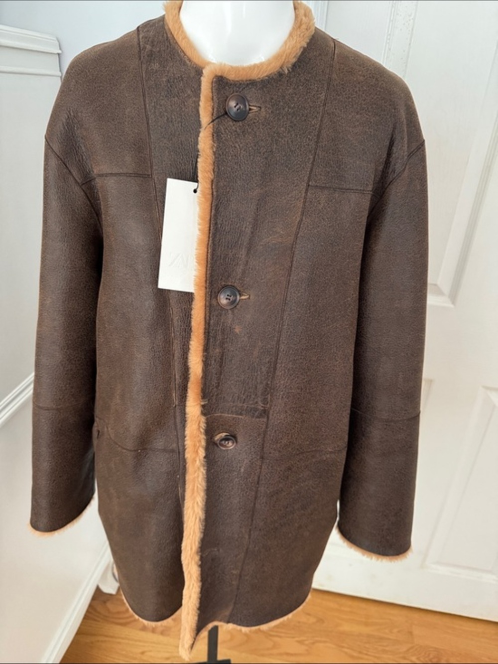 NEW WITH TAGS 100% REAL ShearllingREVERSIBLE Coat